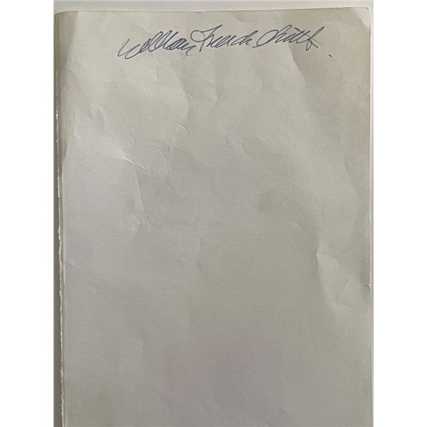 William French Smith original signature