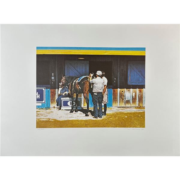 Richard McLean (American 1934-2014) Lucky Penny Horse Stable