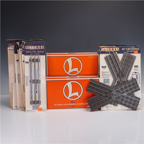 17pc Lionel O27 Gauge Remote Track & Accessories