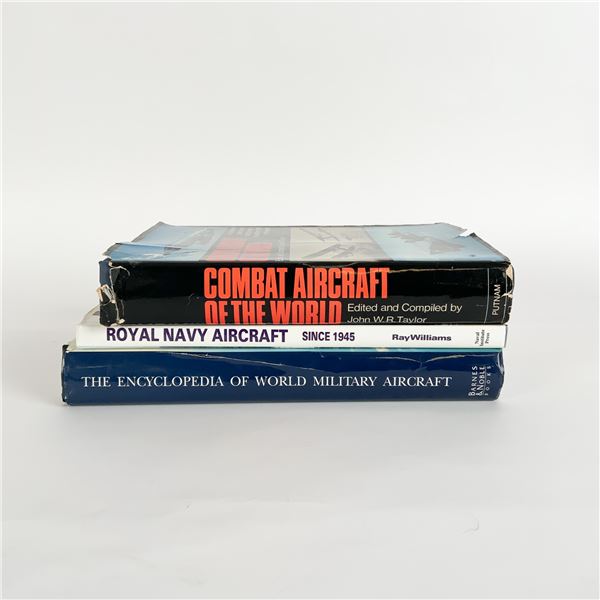 3pc Military Aviation Reference Book Collection