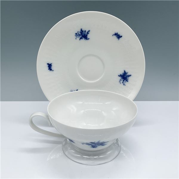 Rosenthal Rhapsody Blue and White Cup and Saucer Set