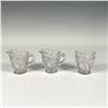 Image 1 : 3pc Glass Toy Creamers and Child's Spooner