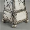 Image 3 : Postmodern Roman Numeral Motif Obelisk Candle Stand