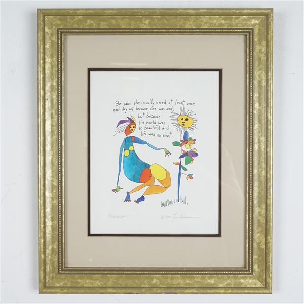 Brian Andreas, Whimsical Artwork on Paper, Bittersweet