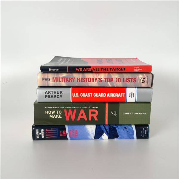 Set of 5 Military and Warfare Books