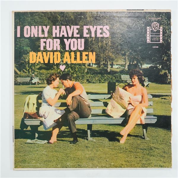 David Allen Vinyl LP, I Only Have Eyes for You, Warner Bros.