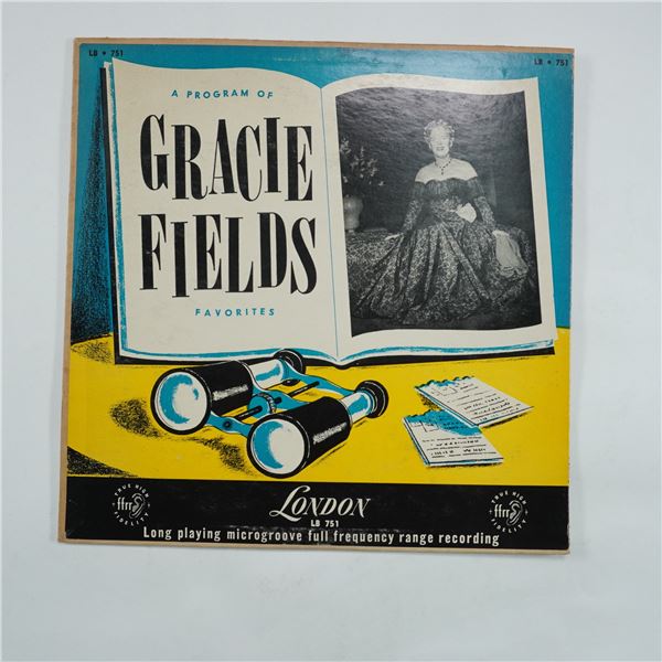 Gracie Fields Favorites LP, London Records LB 751