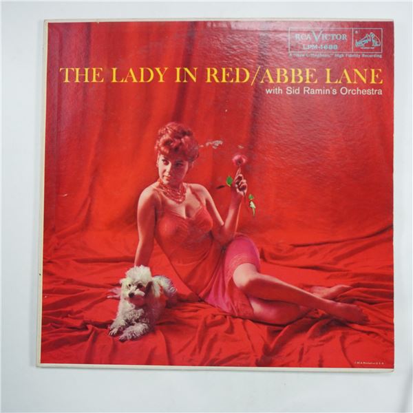 The Lady in Red Abbe Lane with Sid Ramin's Orchestra RCA Victor LP Record
