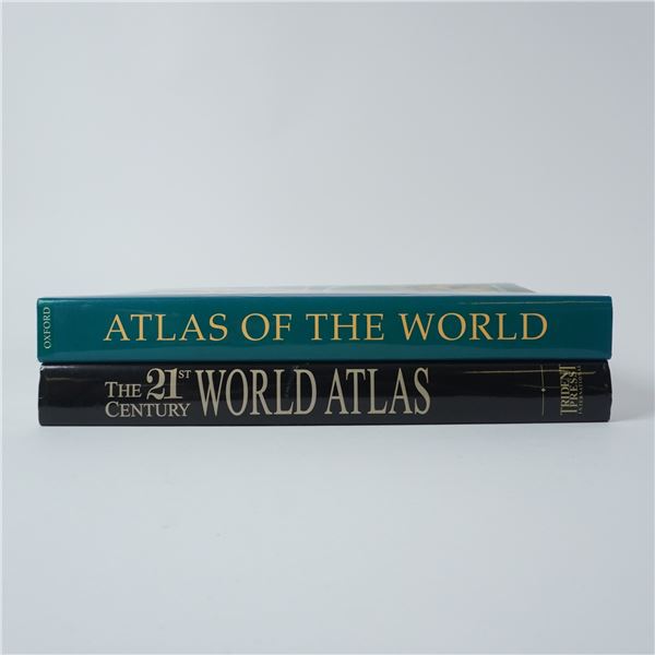 Two World Atlases Oxford and 21st Century Editions