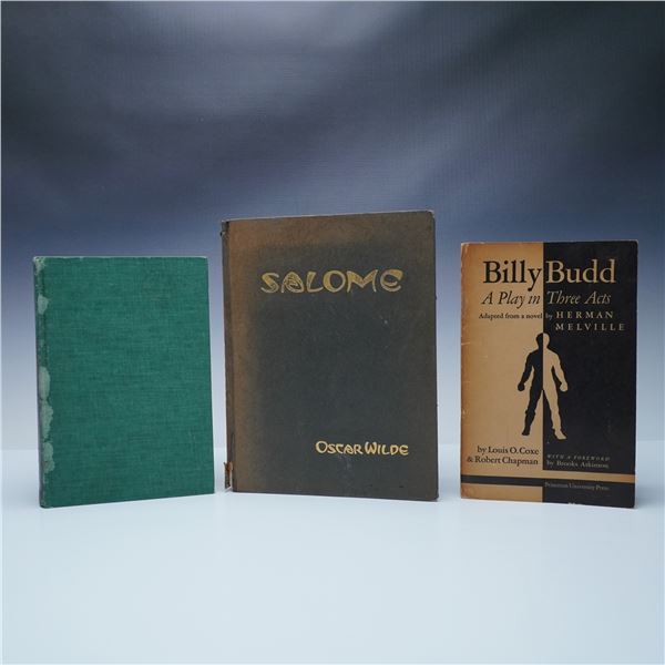 3pc Book Set, Plays of Eugene O'Neill, Billy Budd, Salome