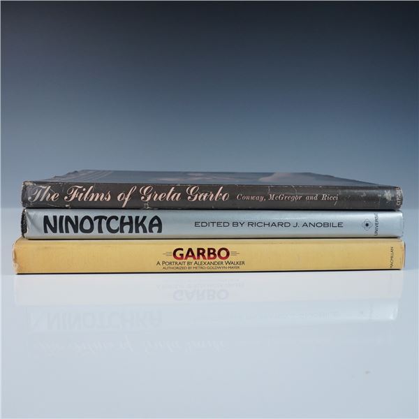 3pc Hardcover Books, The Films of Greta Garbo, Ninotchka, Garbo