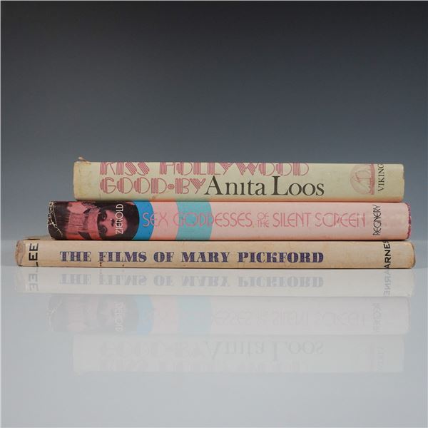 3pc Hollywood Silent Era Film Books