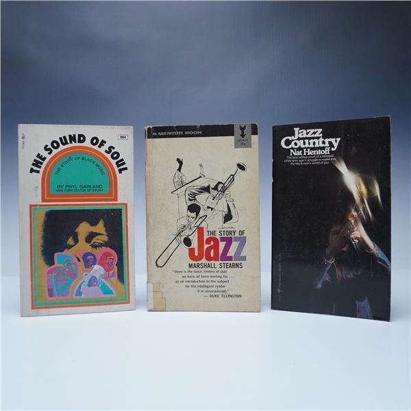 3pc Mentor Books, Harper & Row, Pocket Books 3pc Jazz Book Set