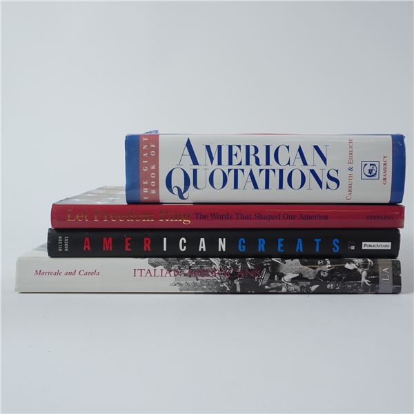 4pc American Heritage and Inspirational Writings Books