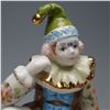 Image 3 : 13pc Porcelain Clown Figurines and Music Boxes Collection