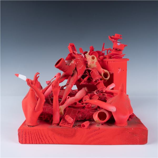 Anonymous, Original 3D Surreal Still Life Assemblage