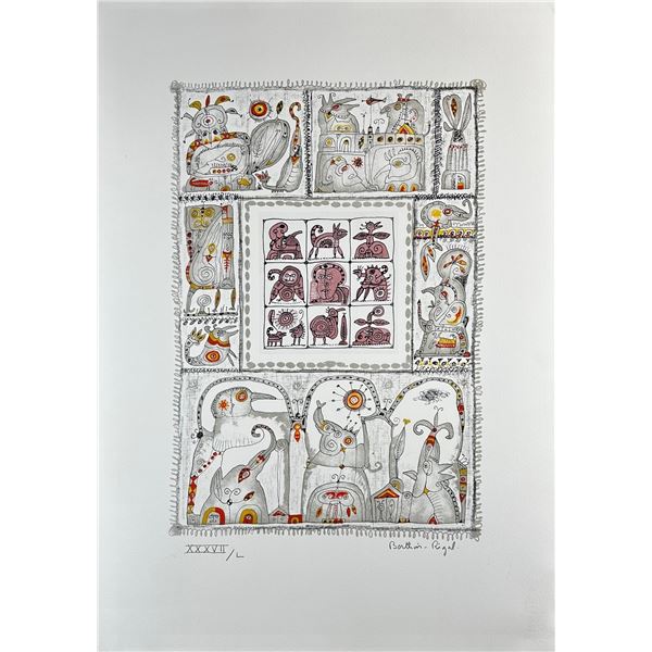 Bernard Berthois-Rigal (French 1927) Ils Sont La Portfolio