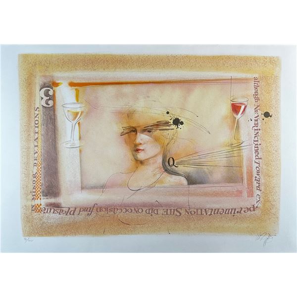 William Baggett (American 1946) Experimentation, Signed