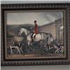 Image 3 : 2pc Framed English Fox Hunting Scene Prints after Richard Barrett Davis