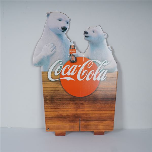 Coca-Cola Polar Bear Cardboard Stand Display, 2020