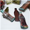 Image 4 : 5pc Coca-Cola Bottle and Glass Shaped Tin Containers