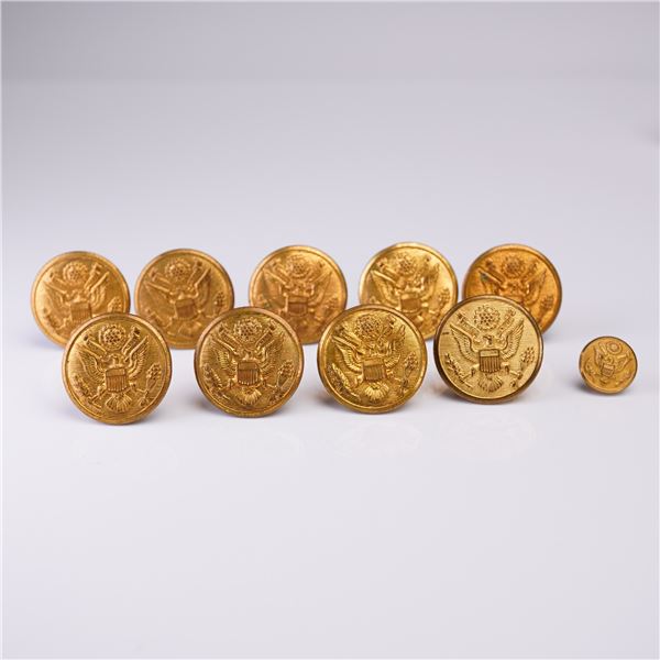 8pc US Army Great Seal Buttons