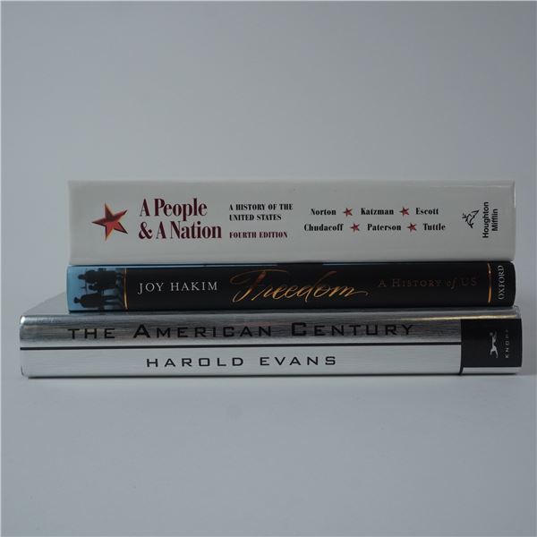 3pc U.S. History Book Collection