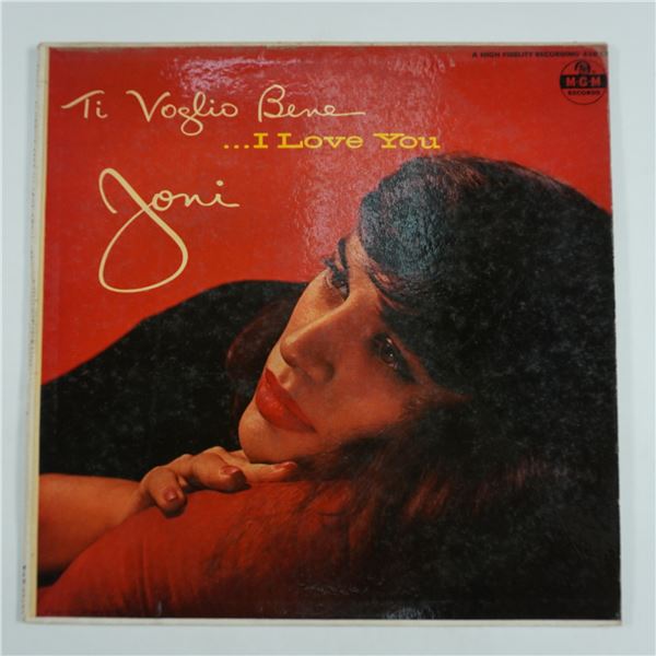 Joni James Ti Voglio Bene I Love You Vinyl LP Pop Easy Listening