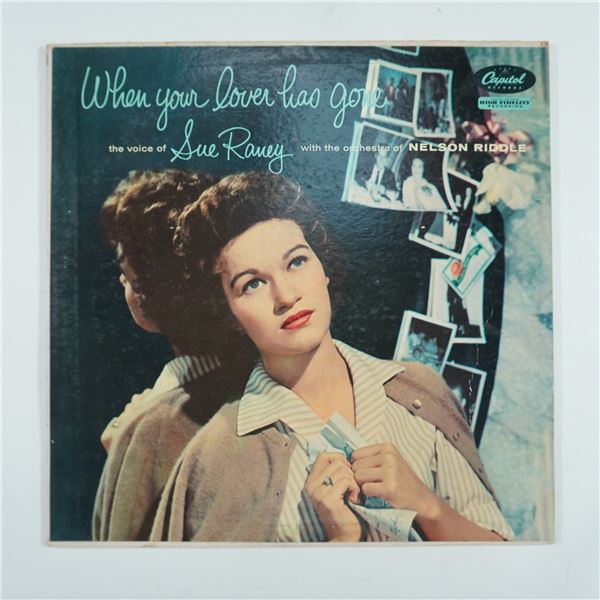 Sue Raney and Nelson Riddle Vinyl Record, When Your Lover Has Gone