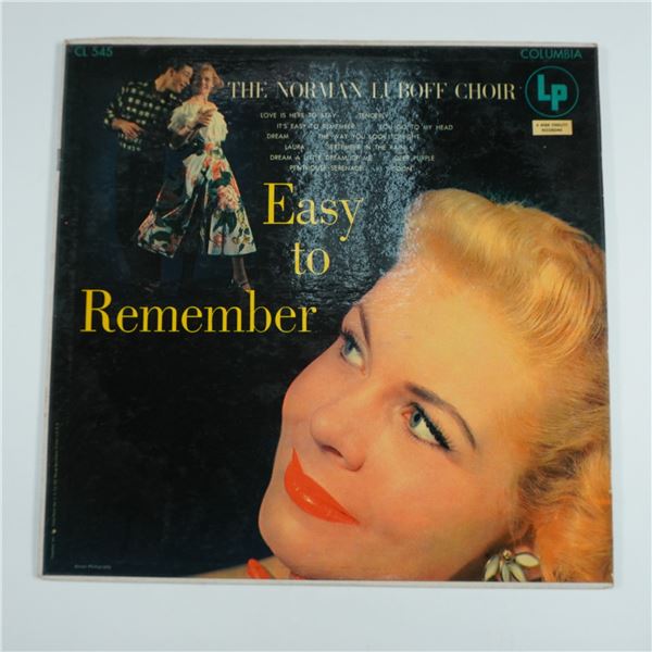 The Norman Luboff Choir, Easy to Remember Vinyl Record