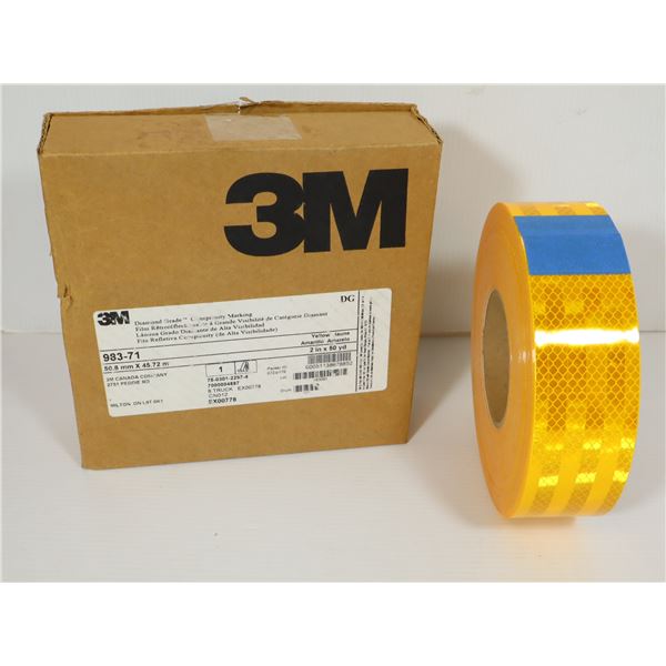 RUBAN ADHÉSIF RÉFLÉCHISSANT DE PERCEPTIBILITÉ 2"X150' JAUNE 3M 983-71