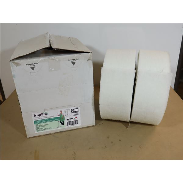 BTE DE 500 FEUILLES DE DÉPOUSSIÉRAGE JETABLE 6"x5" TRAPEZE 582505