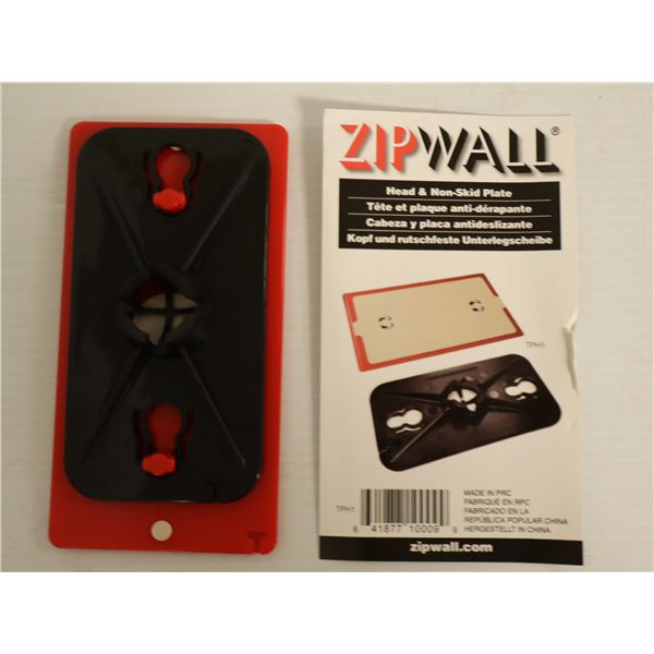 LOT DE 3 TÊTE DE RECHANGE ET PLAQUE ANTIDÉRAPANTE ZIPWALL