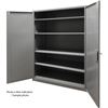 Image 2 : ARMOIRE DE RANGEMENT EN ACIER 4 TABLETTES,78"x48"x24"GRIS KLETON FN427