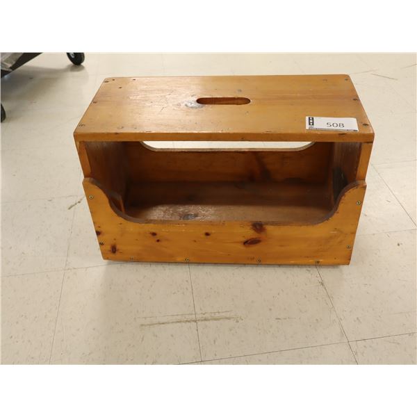 BANC EN BOIS 24"x12"x15"