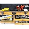 Image 5 : COFFRE D'OUTILS EN BOIS AVEC CONTENU 20"x9"x14"