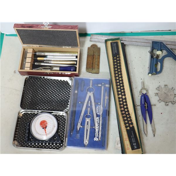 LOT D'OUTILS DE PRÉCISION ASSORTIS