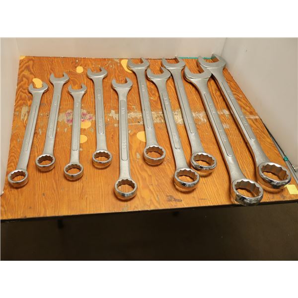 ENS DE 10 CLÉ SAE 1-1/4"-2-1/2"