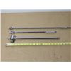 Image 1 : LOT DE 3 EXTENSIONS DE RATCHET ASST 3/4", 1/2",1/2"