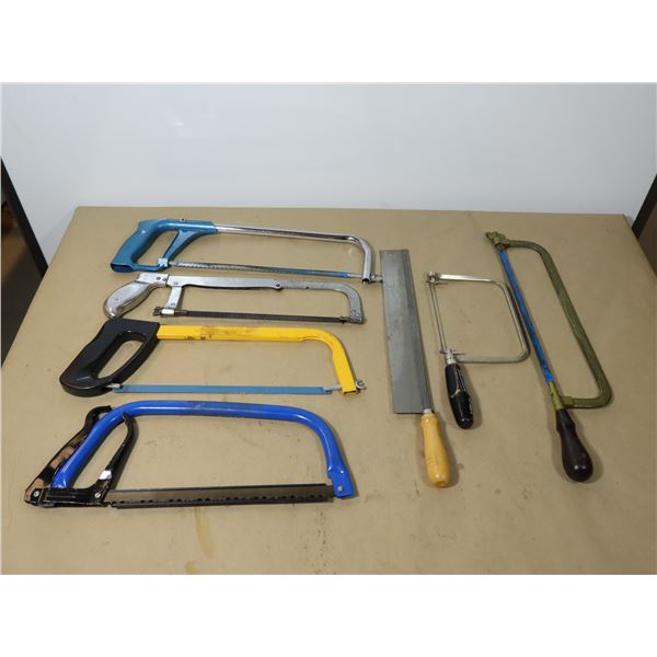 LOT DE 7 SCIES ASST