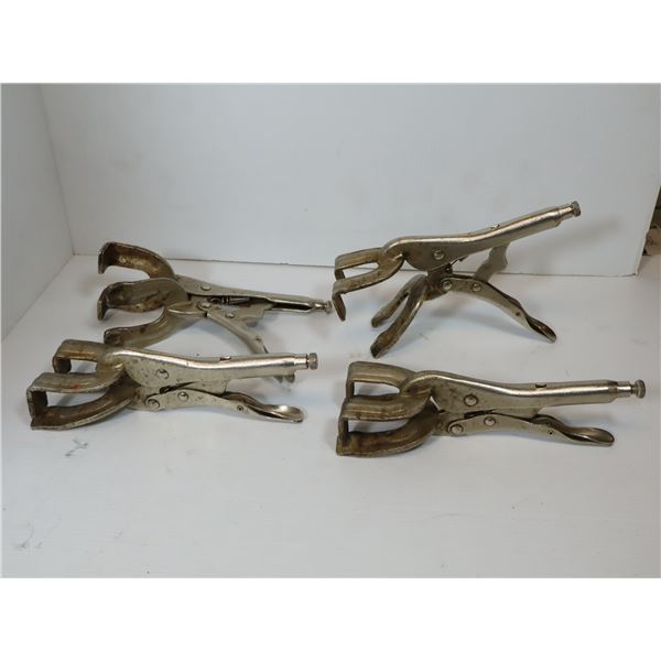 LOT DE 4 VISE GRIPS ASST (SANS BAC)