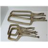 Image 1 : LOT DE 4 C-LAMP VISE GRIPS (SANS BAC)