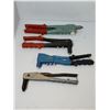 Image 1 : LOT DE 4 RIVETEUSES ASST