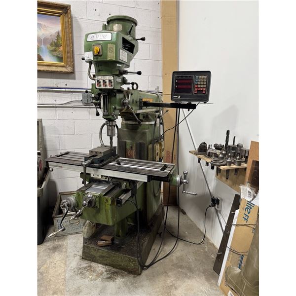 FRAISESUSE LAGUN FT1, TABLE 9" X 42", 600 VOLTS, FAGOD DRO ET OUTILS