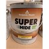 Image 1 : PEINTURE INTERIEUR BENJAMIN MOORE SUPER HIDE FINI MAT BASE 3 K355 3X 3.489L
