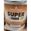 Image 1 : PEINTURE INTERIEUR BENJAMIN MOORE SUPER HIDE FINI VELOUTE BASE 3 K357 3X 3.489L