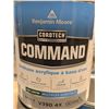 Image 1 : PEINTURE URÉTHANE ACRYLIQUE À BASE D'EAU BENJAMIN MOORE COROTECH COMMAND FINI LUSTRE BASE 4 MULTIPLE