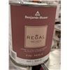 Image 1 : PEINTURE ET APPRÊT INTÉRIEUR BENJAMI MOORE REGAL FINI PERLE BASE 4 K550-4X 3.43L