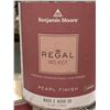Image 1 : PEINTURE ET APPRÊT INTÉRIEUR BENJAMI MOORE REGAL FINI PERLE BASE 3 K550-3X 3.489L