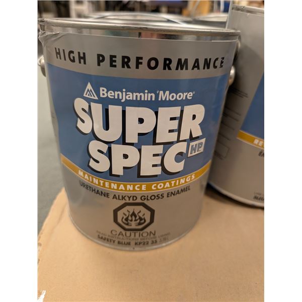 PEINTURE REVETEMENTS POUR MAINTENANCE ÉMAIL ALKYD LUSTRE À L'URETHASANE BENJAMIN MOORE SUPER SPEC BL